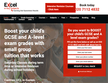 Tablet Screenshot of excelinkeysubjects.com